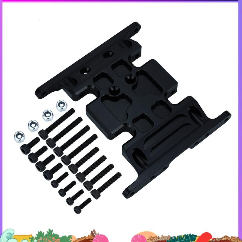Super Metal Chassis Center Skid แผ่นพร้อมสกรูสําหรับ Axial SCX10 1/10 RC Track รถอะไหล่อัพเกรดอุปกรณ