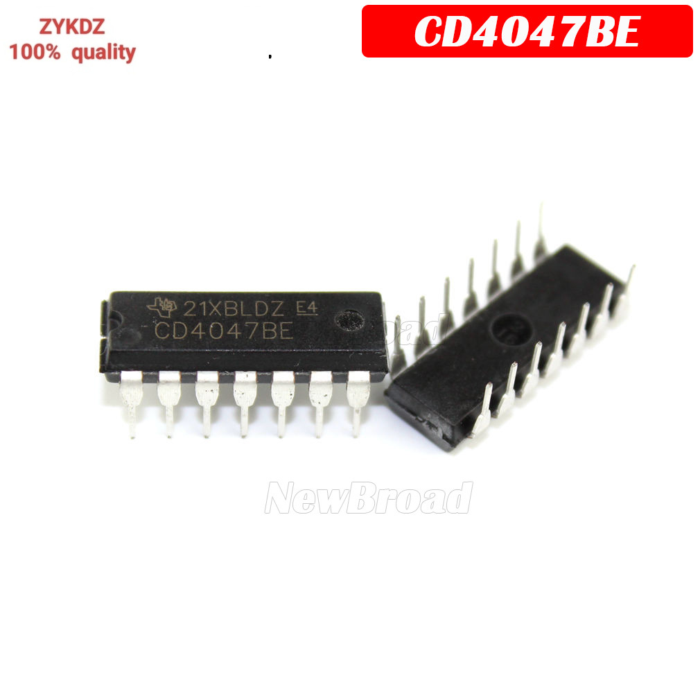 10PCS CD4047BE DIP14 CD4047 DIP 4047BE IC ใหม่และต้นฉบับ