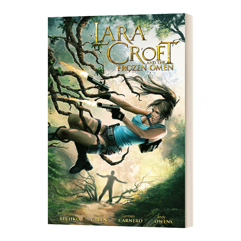 โบราณ Tomb Liying Lara Croft และ Frozen Omen Prophecy การ์ตูนภาษาอังกฤษต้นฉบับ Lara Croft และ Frozen