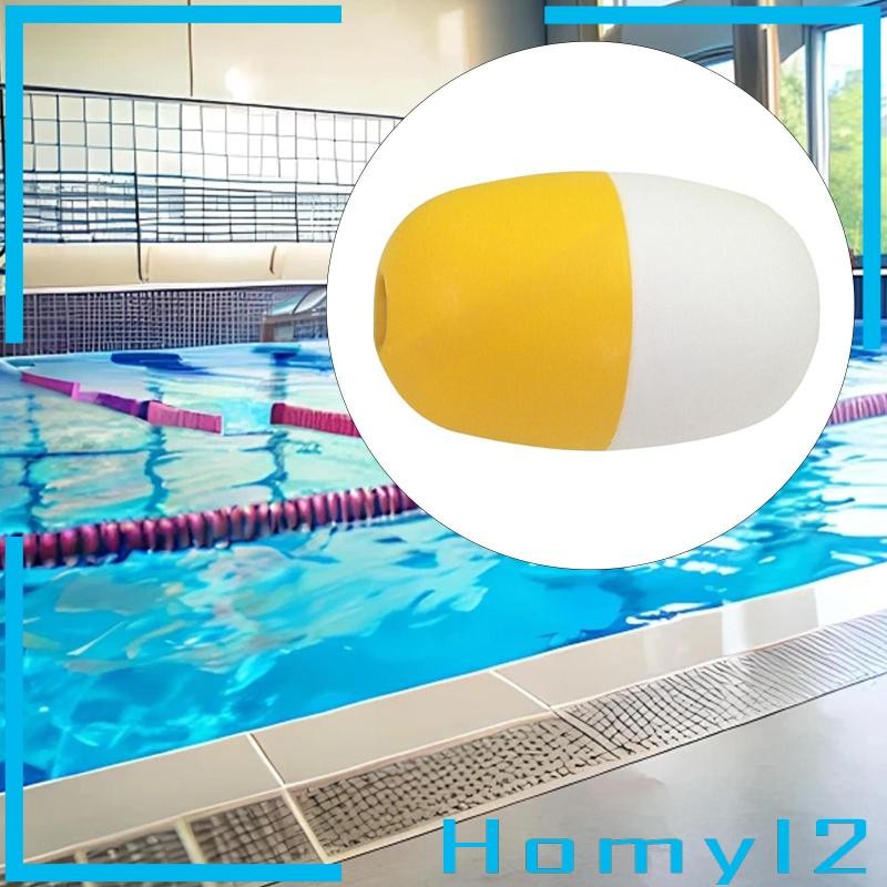 [HOMYL2] สระว่ายน้ํารูปไข่ Secure Float Pools Barrier Float 2.76inchx4.25inch Divider Rope Ball สําห