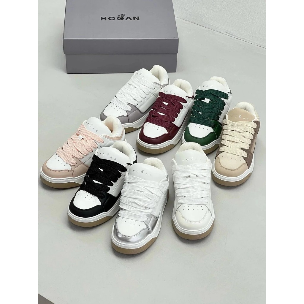 [Hoga Hoga Dad Shoes 2024] รองเท้ากีฬาแนวคู่รัก สไตล์เรโทร หนาส้น เพิ่มความสูง แฟชั่นใหม่