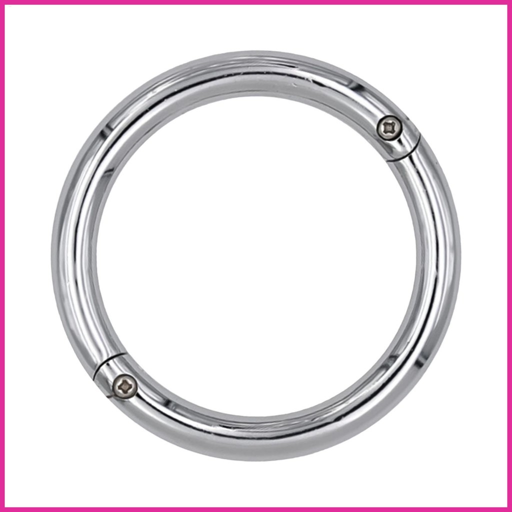 Septum แหวนสําหรับ Bull สแตนเลสทนทาน Silver Bull Septum แหวน Professional วัวสัตวแพทย์เครื่องมือ mue