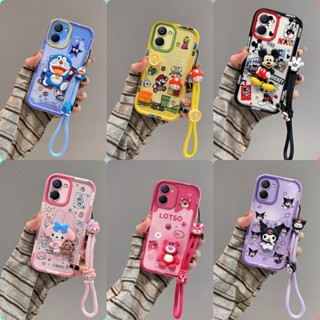 เคส VIVO Y03 Y03t ตุ๊กตาสติ๊กเกอร์ตัวละครอนิเมะ เคสโทรศัพท์