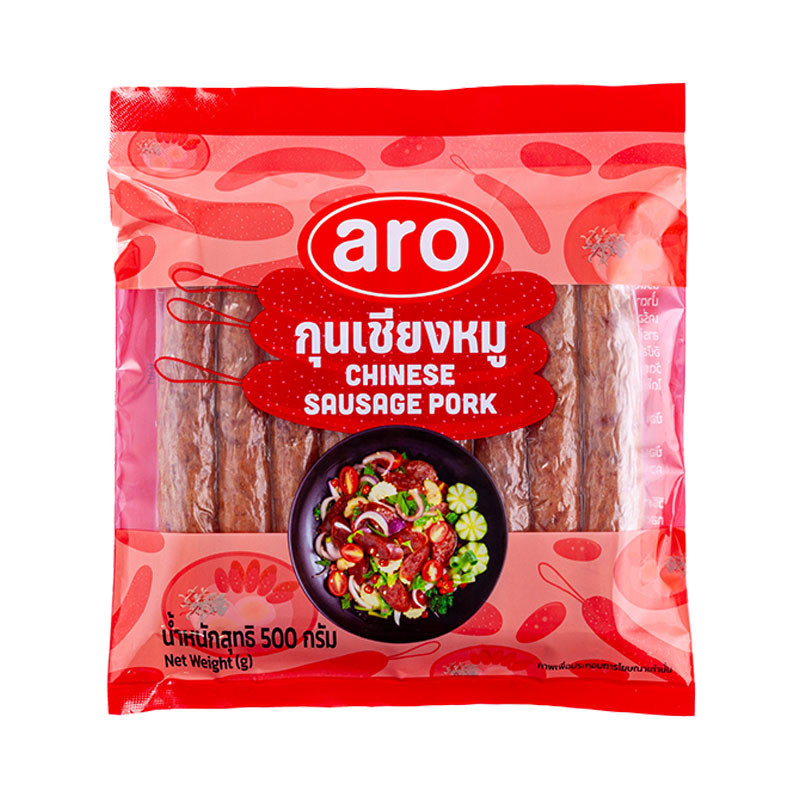 เอโร่ กุนเชียง 500 ก. (ARO Chinese Sausage 500 g)