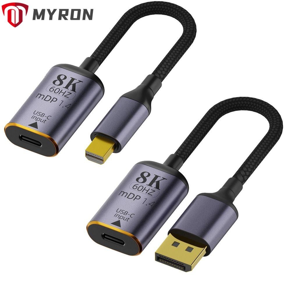 MYRON HDMI เข้ากันได้กับ USB-C Projector Monitor Professional 8K 60Hz Converter