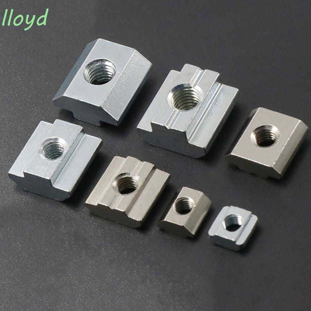 LLOYD Hammer Nut 20PCS อลูมิเนียมโปรไฟล์ Square T-Track เลื่อน T Slot Nut