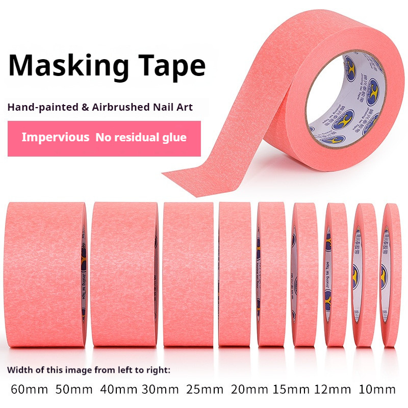 JXT Color Masking Tape ศิลปะสีชมพูภาพวาดนักเรียนทุ่มเท Hand-Tearable Wall Non-Marking Spray Paint Masking สีแยกวันหยุดตกแต่งผู้ผลิตขายส่ง