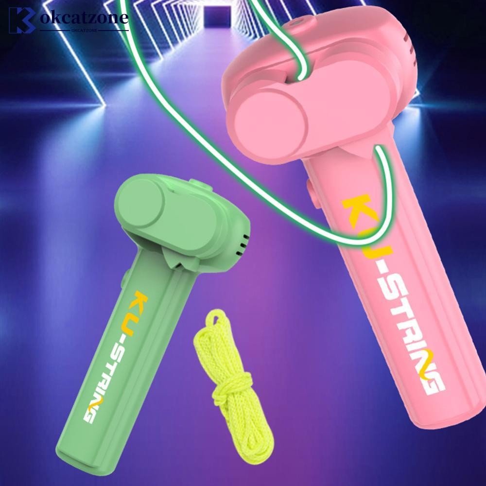 OKCATZONE เชือกไฟฟ้า Launcher มือถือ Luminous เชือก Shooter Cat Teaser ความเครียดบรรเทาเพิ่มปฏิสัมพั