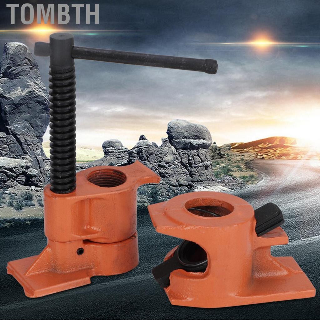 Tombth Vise Clamp Pipe ชิ้นงานเหล็กหล่อสำหรับงานไม้ เครื่องมือ ประปา