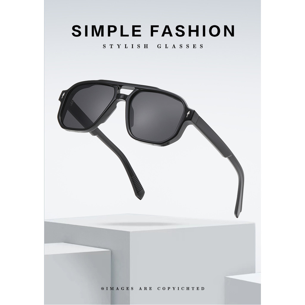 แว่นกันแดดสไตล์ใหม่ อเมริกันและยุโรป ใช้ได้ทั้งขับรถและเล่นกีฬา