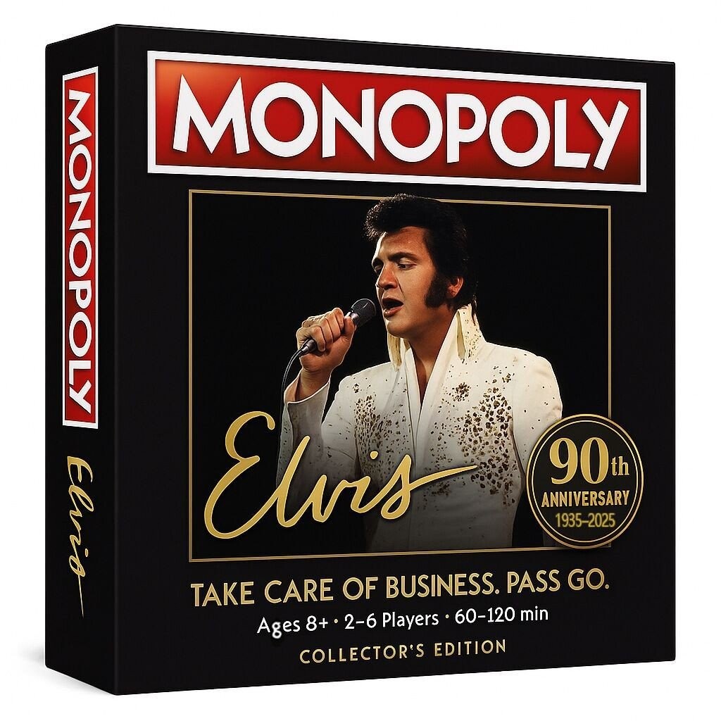 Cross-Border Elvis Elvis Presley 90th Anniversary Monopoly Board Game Chess Card Game 2I0U