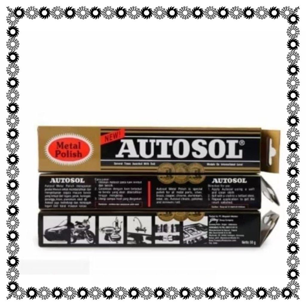 Metal Polish Autosol Metal Cleaner 50 กรัม (1 ชิ้น)
