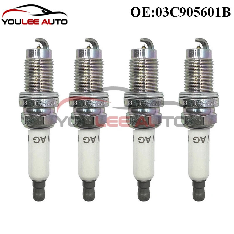 03ค905601บี 03ค905601A SIZFR6B8EG Iridium Spark Plug สําหรับ Audi A1 A3 VW Passat Golf Polo Jetta Ti