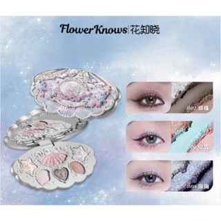 Flower Knows # Shell Pearl Six Color Eyeshadow Palette All-M…