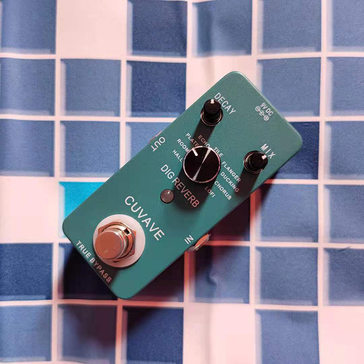 CUVAVE Digital Reverberation Effect อุปกรณ์ DIG REBERB กีตาร์ไฟฟ้าอะคูสติกกีตาร์ Reverberation คอมพิ