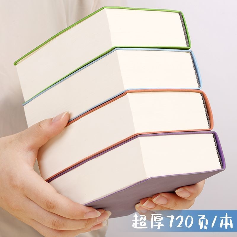 สมุดบันทึก A6 สีเขียว สมุดโน๊ตเปล่า สมุดบันทึกนักเรียน สมุดบันทึก A6 สำหรับทำงาน สมุดโน๊ตพกพา สมุดบั