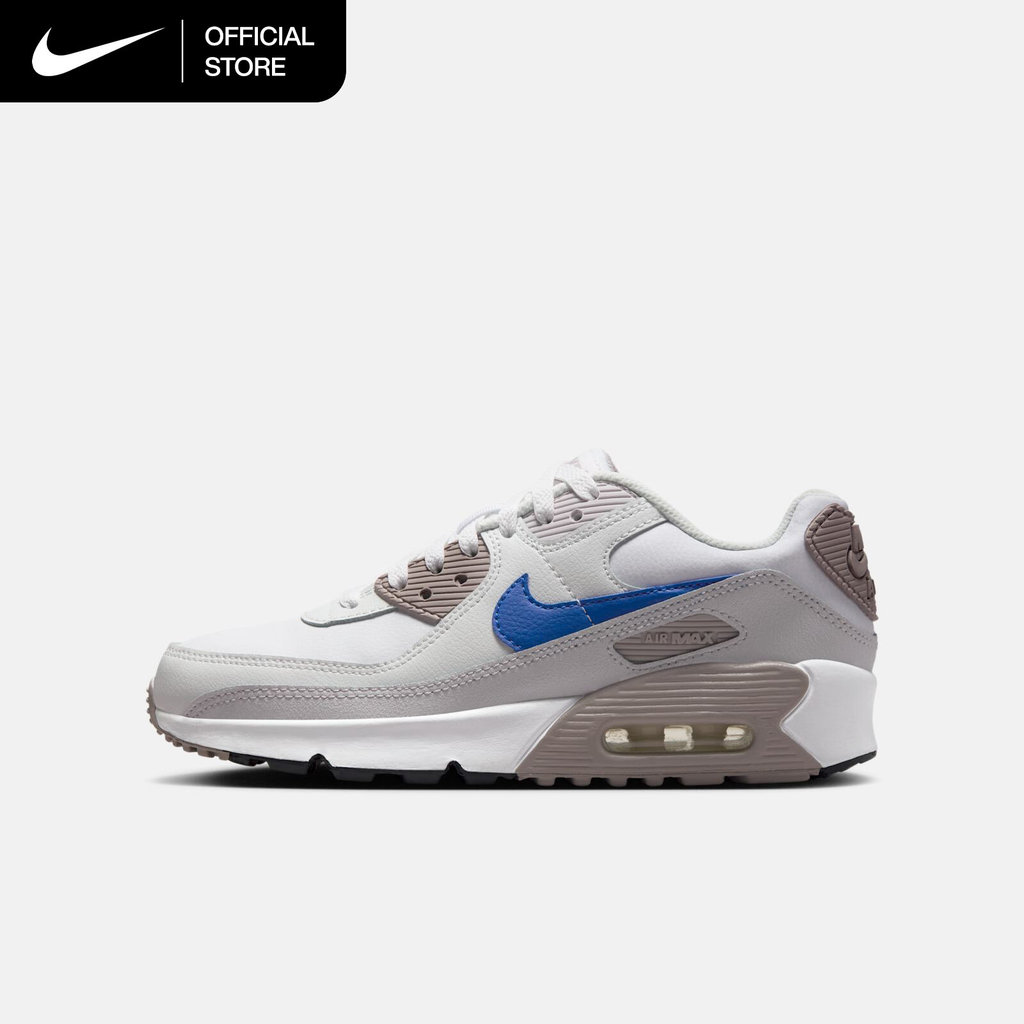 Nike Older Kids' Air Max 90 Shoes - White [HF6358-105]