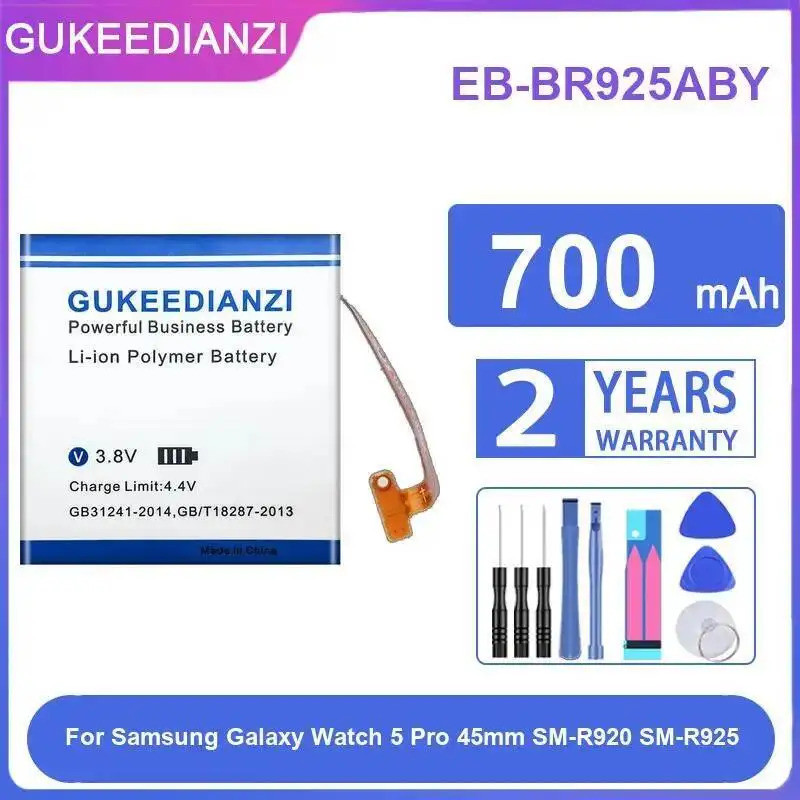 สําหรับ Samsung Galaxy Watch 5 Pro 45 มม.SM-R920 SM-R925 EB-BR925ABY 700Mah แบตเตอรี่ทดแทนระดับพรีเม