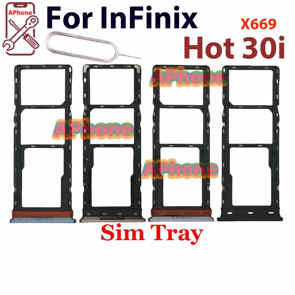 สําหรับ Infinix Hot 30i X669 X669C X669D ช่องถาดซิมการ์ด