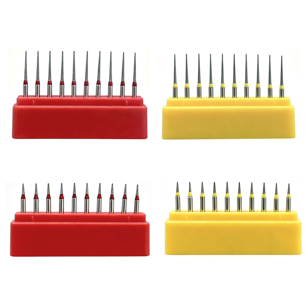 ดอกสว่านเคลือบเพชร 10 ชิ้น/กล่อง ความเร็วสูง TC-09EF/TF-S41EF