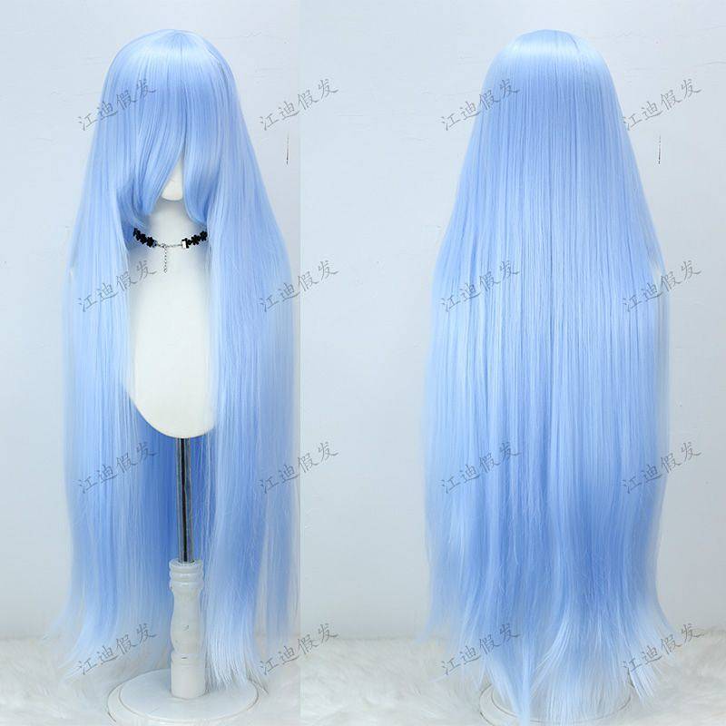 Universal Wig Cosplay Wig 100cm Long Mao Niang Shape Rose Intranet C5d1