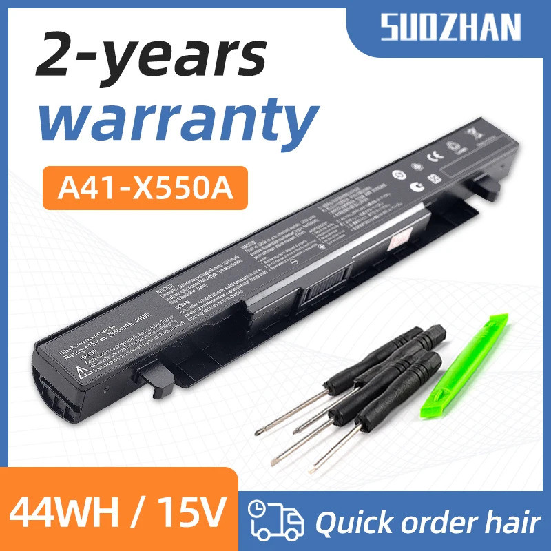 SUOZHAN X550A A41-X550A A41-X550 แบตเตอรี่แล็ปท็อปสําหรับ ASUS X550 X550A X550B X550V X450 X450C X45