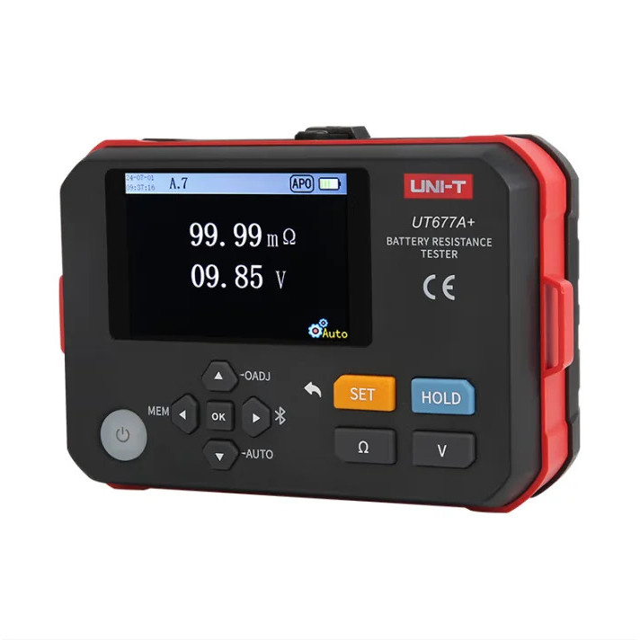 Professional UNI-T UT677A+ เครื่องทดสอบความต้านทานแบตเตอรี่เครื่องทดสอบความต้านทานภายในแบตเตอรี่ความ