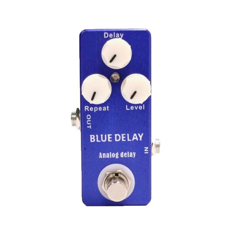 MOSKY Mini Deep Blue Delay กีตาร์ไฟฟ้าเหยียบ True Bypass กีตาร์อะไหล่และอุปกรณ์เสริม