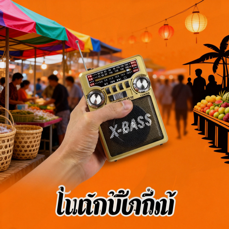 [รุ่นพิเศษ] วิทยุฟังเพลงวิทยุเพลงเก่า 2000วิทยุวิทยุfmชาร์จได้วิทยุพกพา วิทยุfmชาร์จได้ เครื่องเพลง 