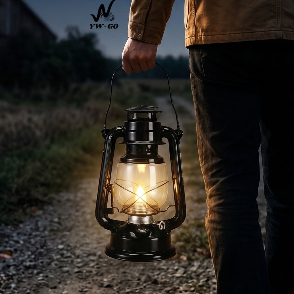 ตะเกียงรั้วเจ้าพายุ ตะเกียงน้ำมันก๊าด 25cm kerosene lamp ตะเกียงแคมป์ G3645