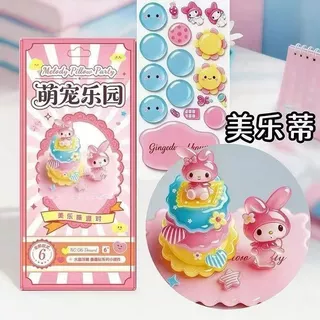 ใหม่สามมิตินูนซ้อนเด็กปริศนาเด็กผู้หญิงสติ๊กเกอร์ DIY ทําด้วยมือตกแต่งคลี่คลาย