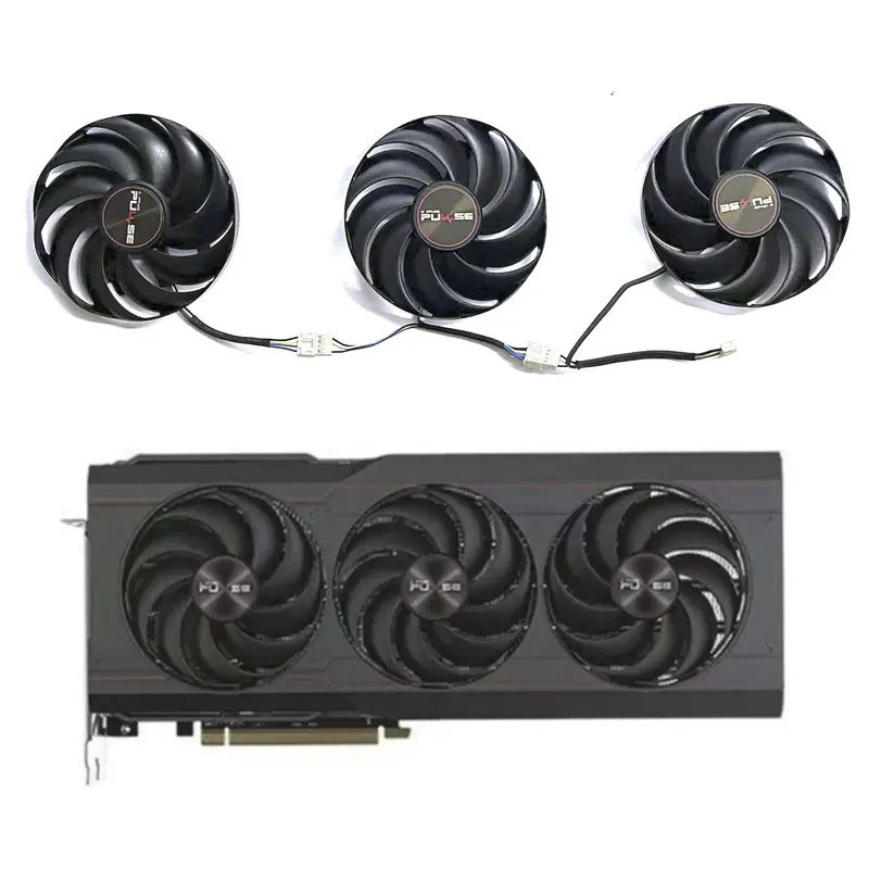 *3 พัดลมเดิม 85 มม.4PIN FDC10H12D9-C ยี่ห้อใหม่ GPU พัดลมสําหรับ SAPPhiRE PULSE AMD Radeon RX 6800XT
