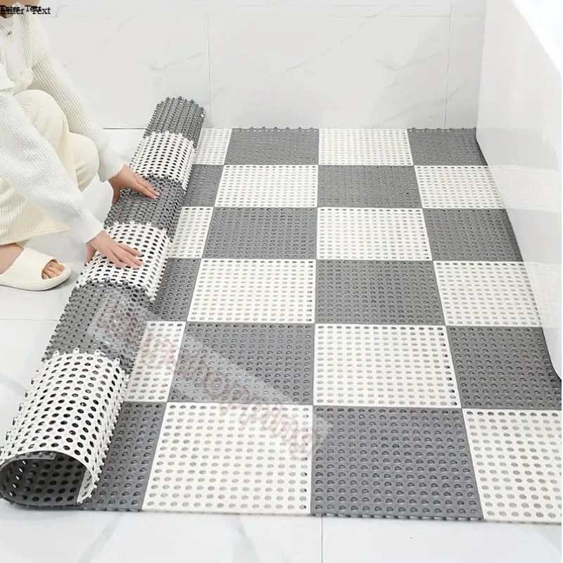 kingshopping (DIY30）(ร้านไทย)แผ่นรองกันลื่น DIY ในห้องน้ำหรือห้องครัว เลือกสีได้ ขนาด 30*30 ซม.(อุปกรณ์ตกแต่งบ้าน พรม)