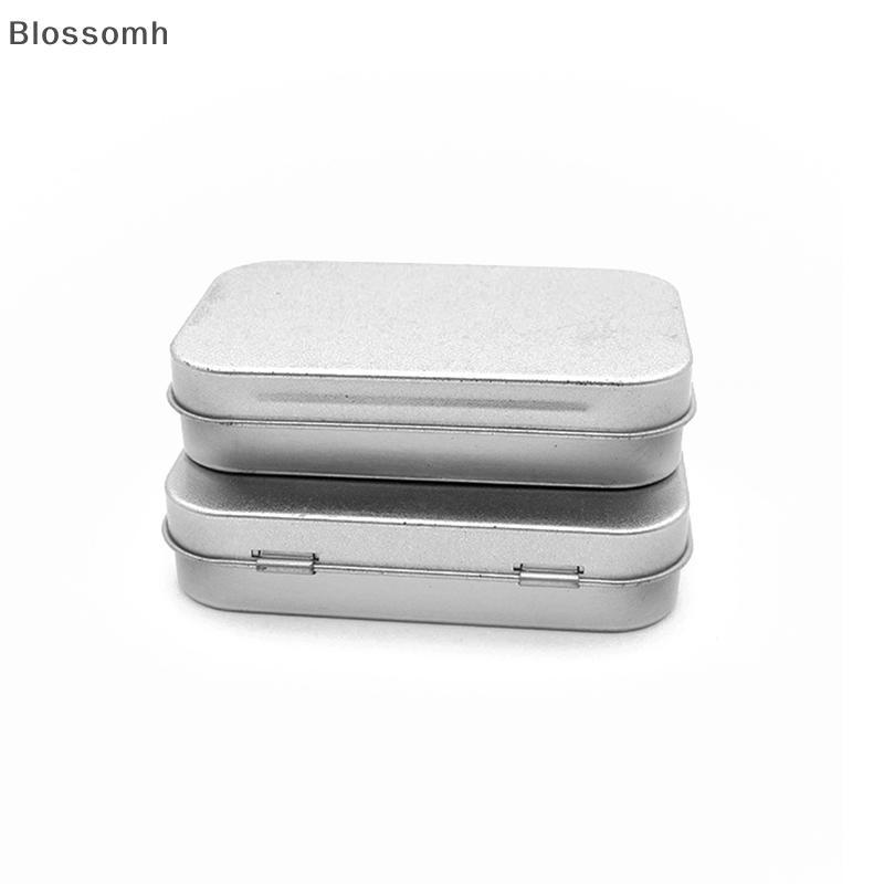 Blossomh Mini กล่องโลหะ Tin-Plated สไลด์กล่องเก็บเครื่องประดับงานแต่งงาน Pill Cases กล่องแบบพกพาคอนเทนเนอร์เครื่องสําอางค์ใหม่