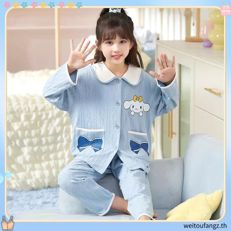 FAIRY_BABYชุดนอนเด็กผู้หญิง 10 ขวบ ชุดนอน sanrio ชุดนอนเด็กโต ชุดนอน hello kitty ชุดนอนผ้าคอตตอน 100% ชุดนอนpochacco ชุดนอนเด็กผ้าคอตตอนนิ่ม ชุดนอนมายเม ชุดนอนแม่ลูก ชุดนอนเด็กแขนยาว ชุดนอนหมีพูห์ ชุดนอน disney ชุดนอนเด็กเล็ก ชุดนอน Lotso ชุดนอน kuromi thumbnail 4