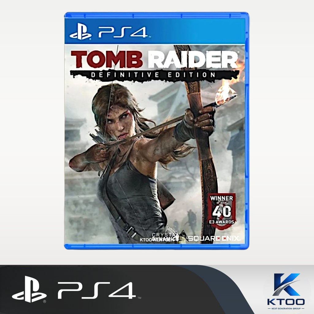 แผ่นเกมส์ PS4 : Tomb Raider Definitive Edition ✅(มือ2) สินค้าพร้อมจัดส่ง (Tomb Raider Ps4)