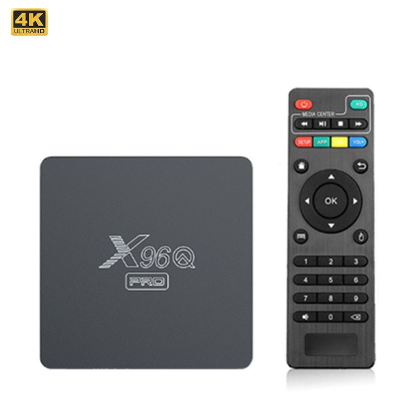 X96Q PRO Set-Top box Quanzhi H313 กล่องทีวีการค้าต่างประเทศ 4K WiFi Android กล่องทีวีกล่องทีวี