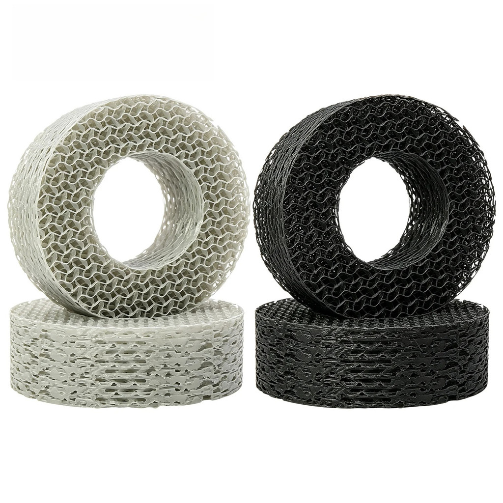 TPU 3D พิมพ์ 1.9 "ยางแทรกกันน้ํานุ่มรังผึ้งโฟม Fit 118-122 มม.สําหรับ 1/10 RC Crawler TRX4 SCX10 Cap