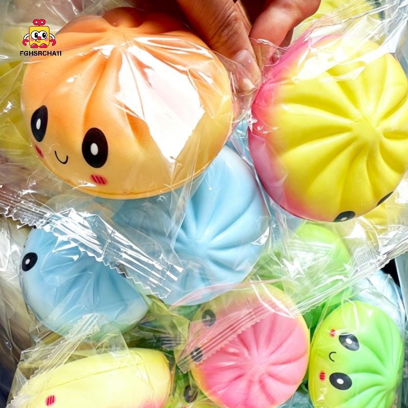 FG น่ารักนึ่ง Bun Dpression ของเล่นช้า Rising Soft Squeeze Fidget ของเล่นสําหรับผู้ใหญ่สํานักงานผ่อนคลาย HS