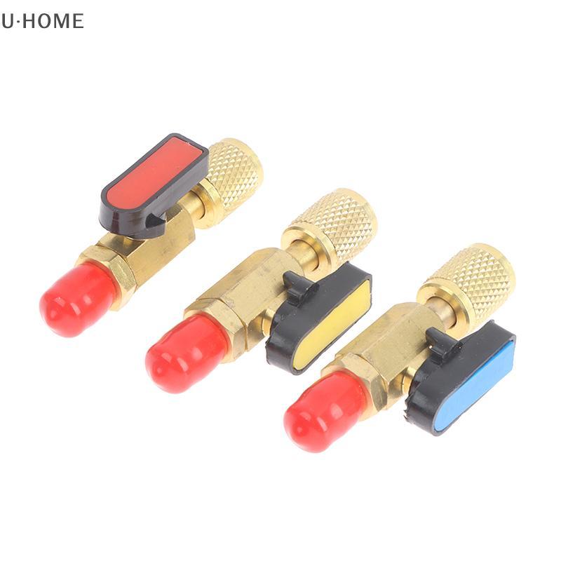 U · Home 1/4 "ตัวผู้กับ1/4" ตัวเมียบอลวาล์วตรงท่อชาร์จอุปกรณ์เสริมมากมาย