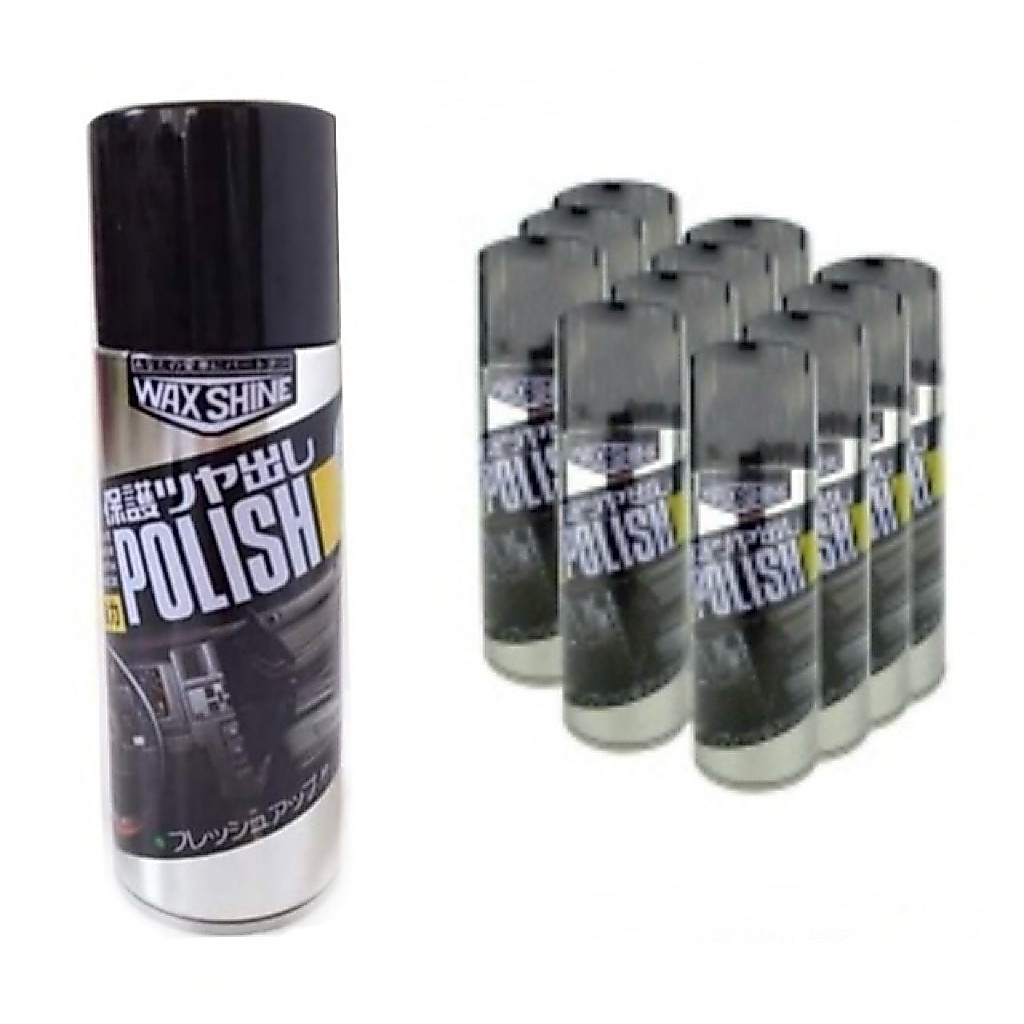 WaxShinePolish (ยกลัง12กระป๋อง)ขายส่ง!!เคลือบเงา โค้ชส่งฟรี!! ส่งไว!!**สั่งได้ครั้งละ2โหล**