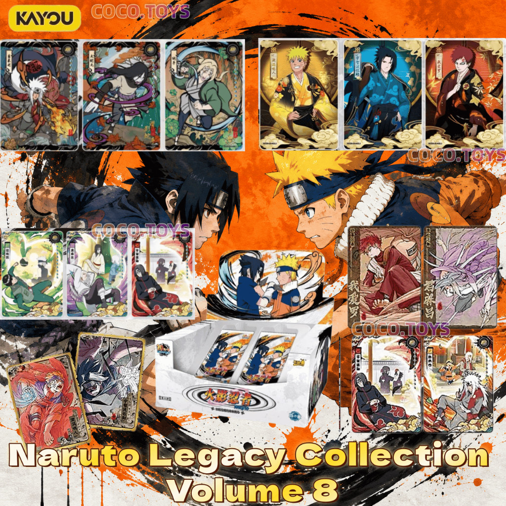 【ส่งด่วนกทม.】KAYOU Naruto Heritage Collection Card Vol.8 Formation Chapter Trading Card Official Col