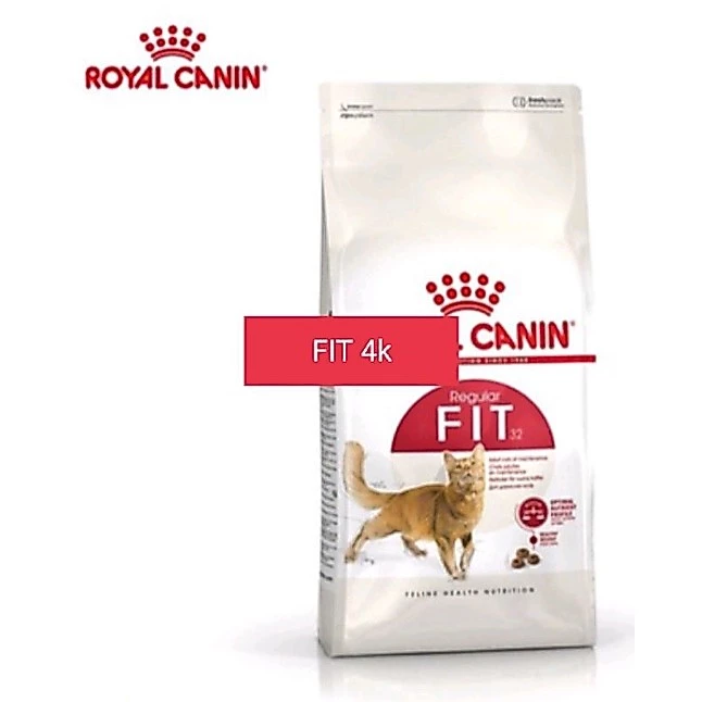 ROYAL CANIN FIT 4KG(ของใหม่) อาหารเม็ดสูตรแมวโต 4 k