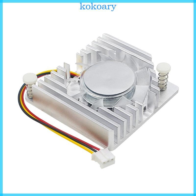 KOK Aluminium Heatsink Fast Speed Cooling Fan Cooling Pad สําหรับ Banana Pi R4 Board