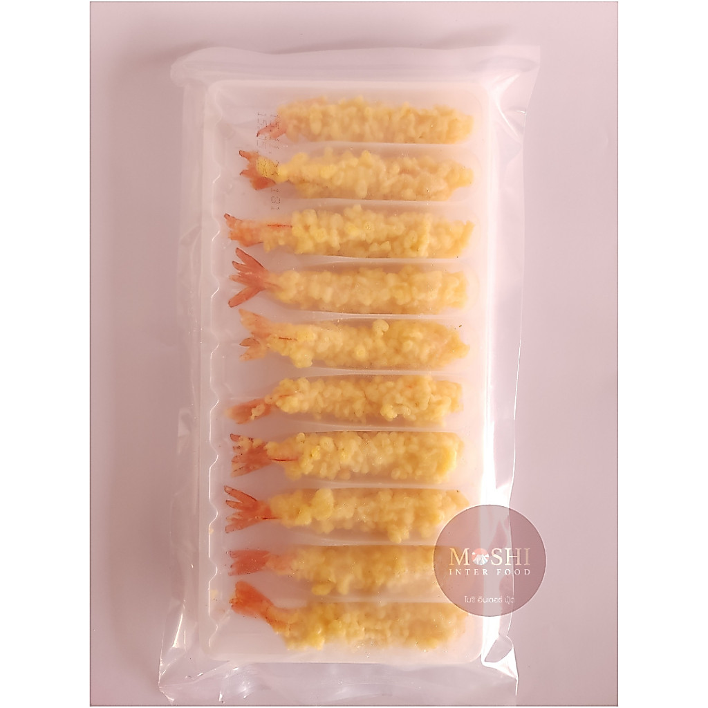 กุ้งเทมปุระ 25g. สำเร็จรูปพร้อมทอด (10ชิ้น)