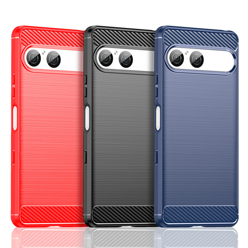 สําหรับ Sony Xperia 10 VII Ultra Slim Brushed Texture กันกระแทก Soft TPU Case Cover