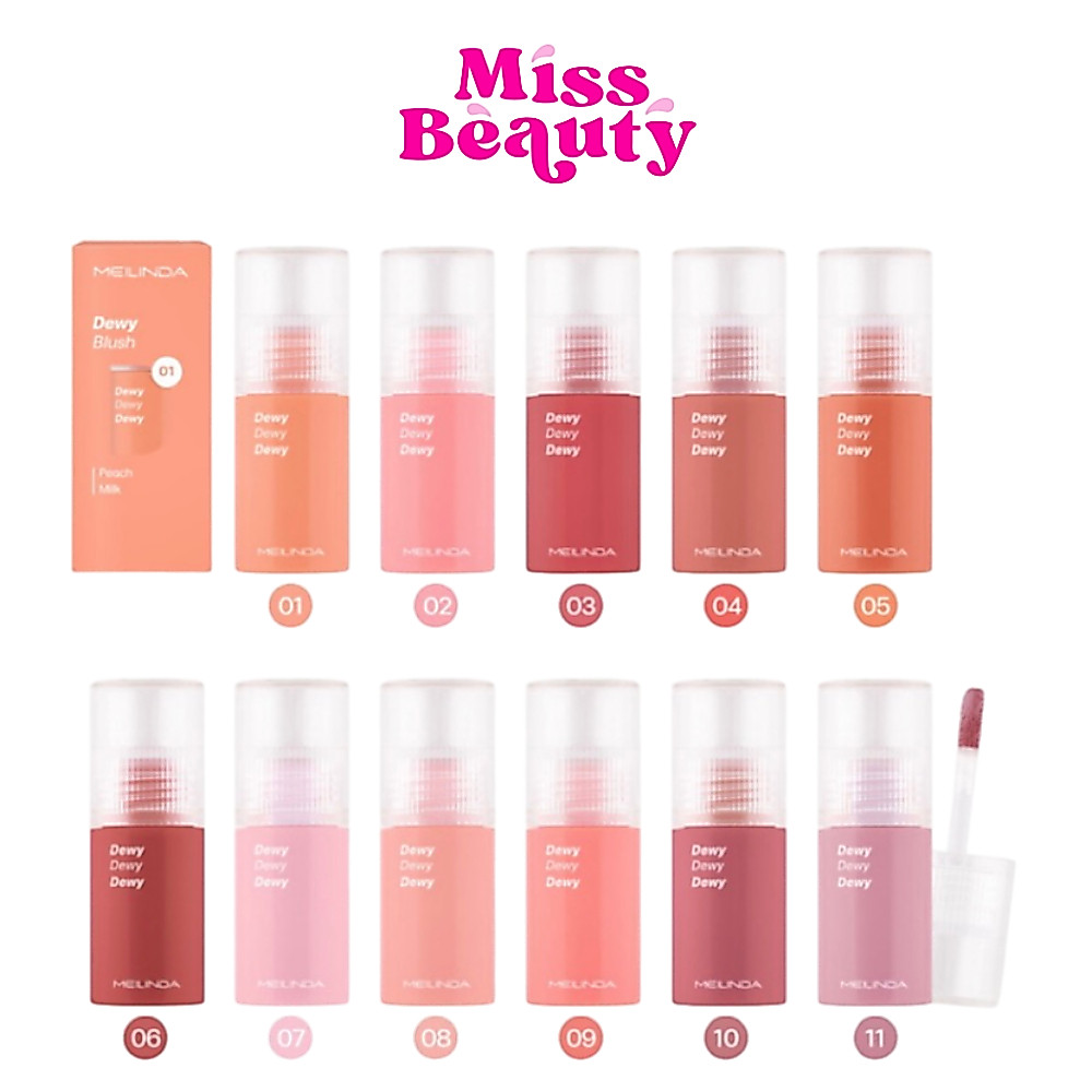 MC5092 MEILINDA Dewy blush ดิวอี้ บลัช 5.5 มล.
