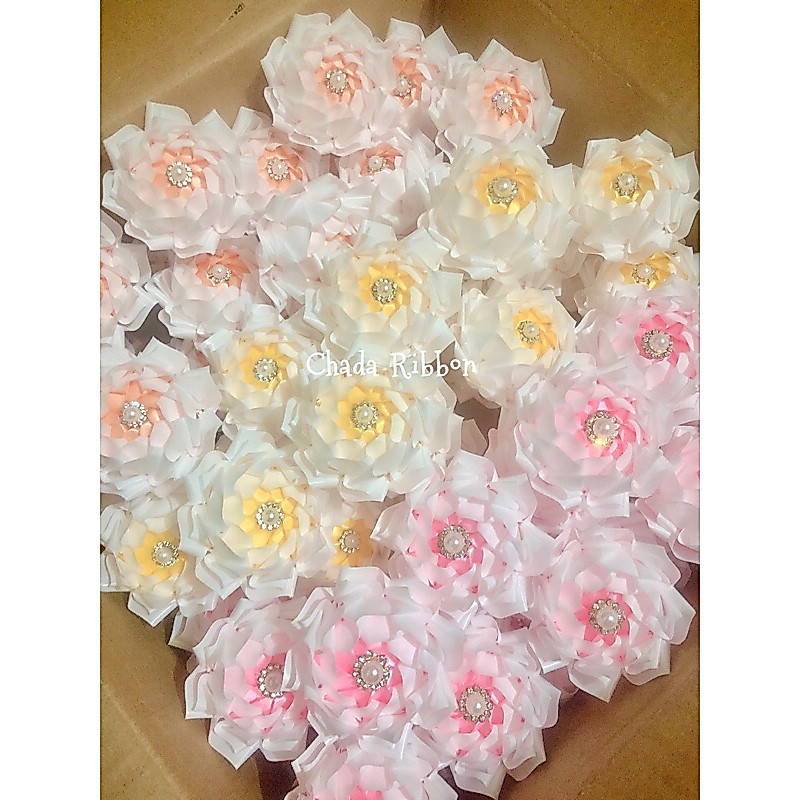 🪷เหรียญโปรยทาน ตกแต่งไม้กฐิน ดอกบัวฉลองขวัญ🪷*ตัวเปล่า*