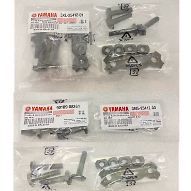 YAMAHA RXZ SCREWS SpROCKET BELAKANG HIJAU / ความเสี่ยงสายฟ้า สีเขียว / ชุดตะแกรงหู RXZ