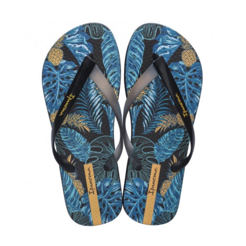 AG1 [BY SCHUMART] รองเท้าแตะผู้หญิง Ipanema Duo Chic Tropical Black